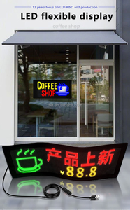 Customizable P10 Programmable Scrolling <strong>LED</strong> Display Screen Panel 6mm for Outdoor Retail Store Business Banner Open Electronic - Product Image 6