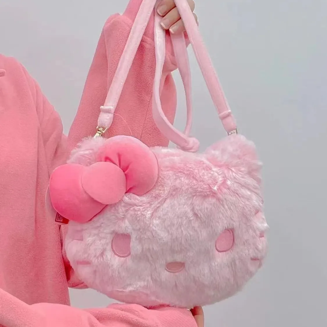 Hello KT Plush Bag Toy The Kitty Plush Backpack Kt Cats Kitty Stuffed Shoulder Bag Handbag