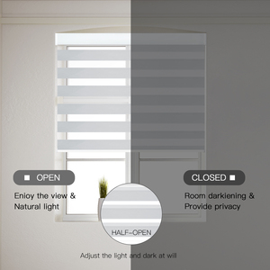 Oscuranti Zebra tapparelle con azionamento elettrico Wireless per il controllo della luce diurna e notturna in finestre moderne - Product Image 5
