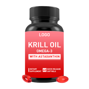 OEM Krill Oil softgel berkontribusi pada kesehatan kardiovaskular, memberikan efek antioksidan yang kuat, dan meningkatkan kekebalan. - Product Image 1