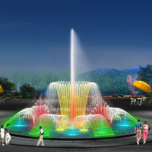 Outdoor Decorative <strong>PLC</strong> <strong>Program</strong> Controlled Small Music Dancing Fountain - Product Image 1