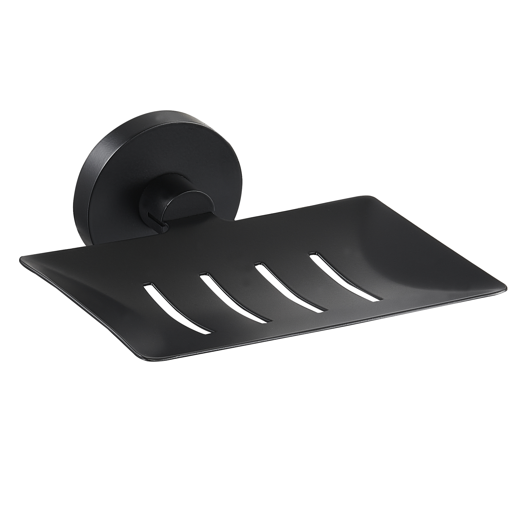 SN010-08A Porta sapone Nero Opaco