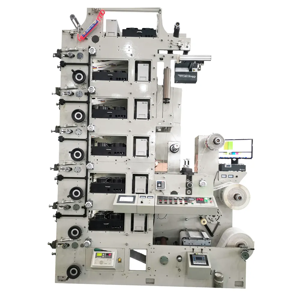RY-330 vino cerveza máquina de impresión flexográfica etiqueta