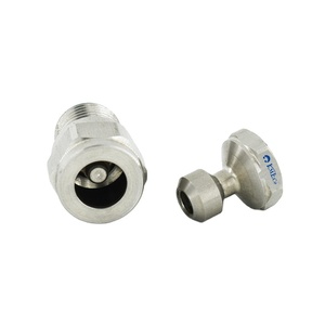 Kumea cho USA thương hiệu deflectojet 8686 1/8 "đến 3/8" Nam lệch vòi phun có thể tháo rời làm lệch hướng hình nón rỗng - Product Image 1