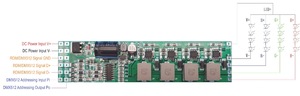Постоянный ток RDM dmx rgbw 4-канальный драйвер - Product Image 2