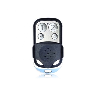 Telecomando universale apriporta per Garage con cancello a 4 pulsanti 433MHZ Clone codice di apprendimento fisso per porta del Garage del cancello