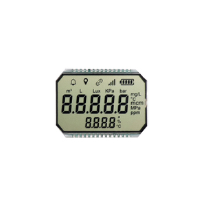 Pantalla LCD personalizada Pantalla LCD redonda con control táctil personalizado Pantalla LCD de 7 segmentos para temperatura y humedad