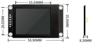 Werkseitig Niedriger Preis 1,44 1,8 2,19 2,2 2,4 2,8 3,5 4,3 7-Zoll-Bildschirm 4-polig TN IPS 1,8 Zoll TTL UART TFT LCD-Display UART LCD-Modul
