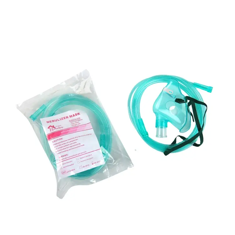 Goedgekeurd Pvc Langwerpig Wegwerp Vernevelaar Gezichtsmasker Voor Volwassen Kind Pediatrisch