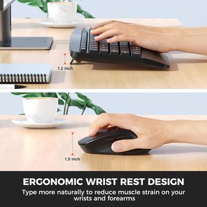 MEETION DirectorA Juego de ratón para Android con teclado numérico inalámbrico Win/Mac/IOS/Android pequeño, juego de ratón y ratón con teclado numérico pequeño para Android - Product Image 3