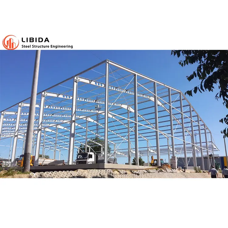 Construcción de acero estructural de alta calidad edificio marco de metal taller edificio industrial estructura de acero almacén de fábrica