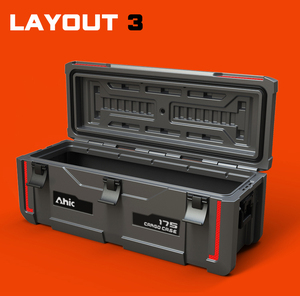 大型175L塑料手推车工具箱套装机械储物箱促进工具箱