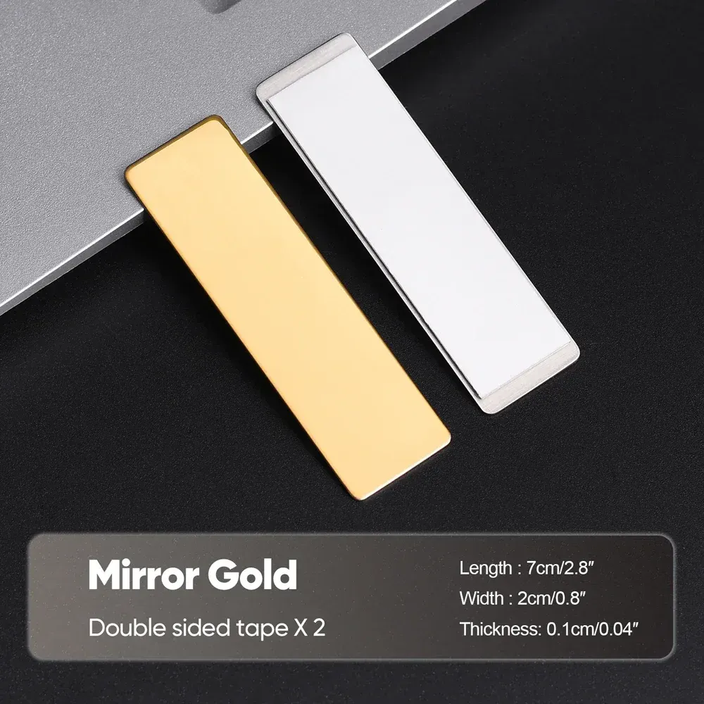 Ruban doré miroir