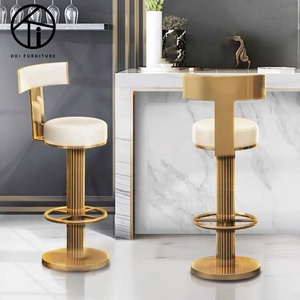 Thời trang PU da sang trọng kim loại khung vui PU da barchair Chiều cao standsilla <span class=keywords><strong>Bar</strong></span> Phân KICHEN <span class=keywords><strong>Bar</strong></span> ghế - Product Image 2