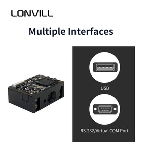 LONVILLコンパクト2dバーコードスキャナーエンジン統合スキャナーArduino統合1D Qrコードリーダー - Product Image 5
