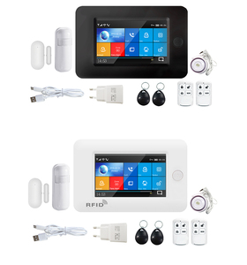 2023 nueva pantalla táctil LCD grande tuya APP con cable e inalámbrico 4G WIFI sistema de alarma GS106 - Product Image 1