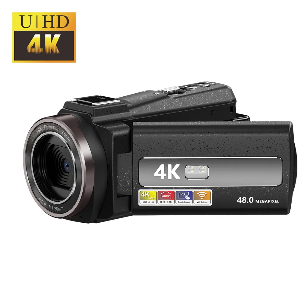 48MP Digital Live Streaming youtubeCamcorder HD 4K FHD cámaras sin espejo usadas DSLR 4K Video vloging Cámara