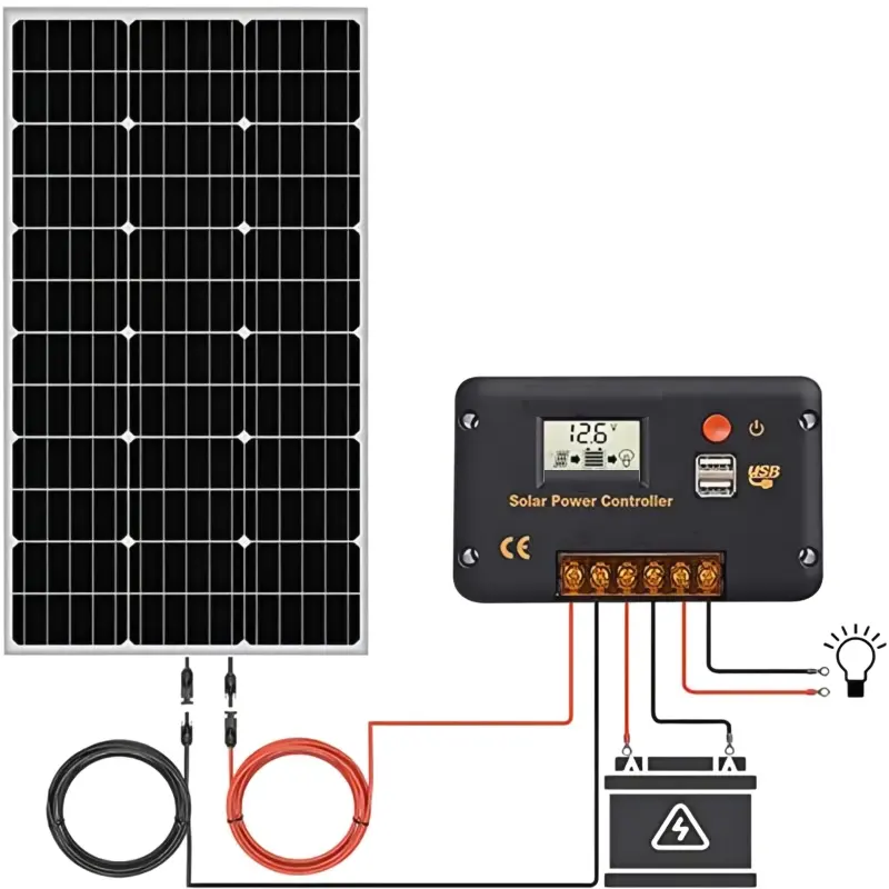 Kit di cambio solare per pannelli solari all'ingrosso del produttore 100w 18v per rimorchio per barche RV