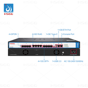 HSGQ-G04R GPON พอร์ต4Pon 1U OLT กับ4 * 10GE SFP 1 * Type C พอร์ต AC DC FTTH Networks - Product Image 6