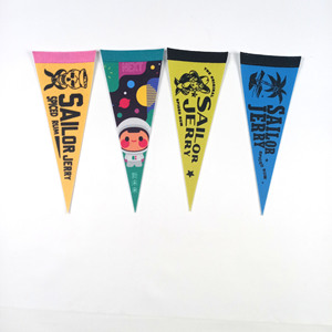 Banderín de fieltro de Color personalizado Banderines de cuerda Banderas triangulares a granel para decoraciones de festivales de fiesta de cumpleaños - Product Image 4