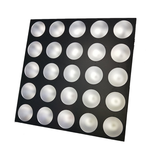 5X5 25PCS 10W RGB3in1ミキシングカラーLEDマトリックスブラインダーライトDMXブラインダーバックグラウンドステージライト - Product Image 1