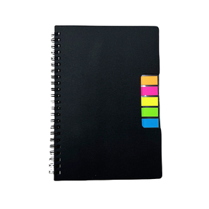 Venta al por mayor cuaderno de impresión cubierta de papel Kraft cuaderno notas adhesivas cuaderno espiral personalizado A5 con portalápices - Product Image 6