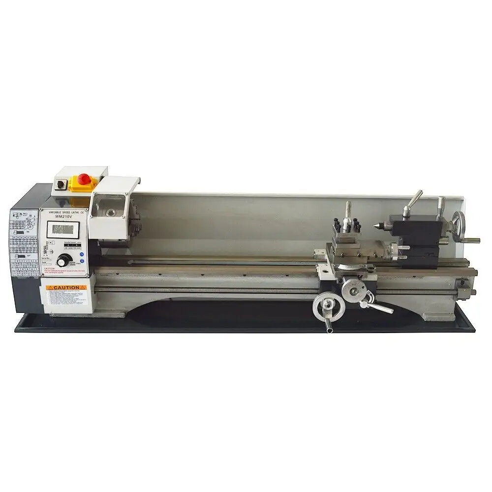 Small lathe 8x31 mini metal lathe 1100W brushless motor distance center 800mm spindle bore 38mm three jaw chuck diameter 125mm
