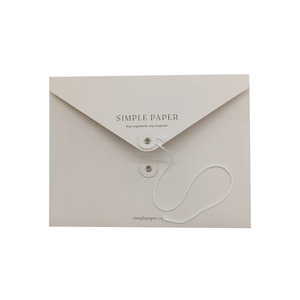Benutzer definierte Spot UV Logo String Button Schwarz Kraft Umschläge Box Papier verpackungs umschlag - Product Image 1