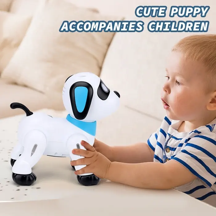 RC inteligente electrónico de peluche de juguete táctil Mini mascotas truco perro robot, Control remoto animal caminando Robot perro juguetes para niños