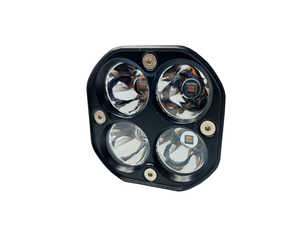 スポットビーム付きハイプロファイルLEDワークライトDC10-30v IP67 LEDスクエアワーキングランプ - Product Image 2