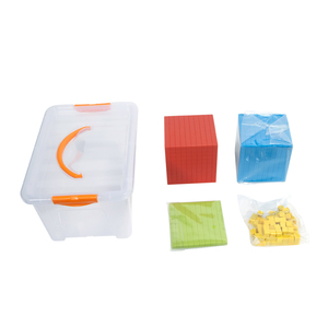 Sıcak taban on blok matematik blokları giriş miktarı plastik matematik oyuncaklar ondalık blok seti - Product Image 1