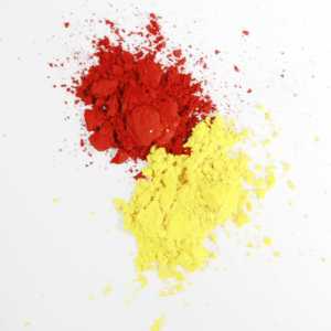 ผ้ายีนส์ย้อมสำหรับผ้าสีกระจายตัวสีแดง S-3GL สีแดง54สี