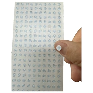 Factory Custom Size Screw Round <strong>Sticker</strong> Warranty Eggshell Labels Self Adhesive Security Labels Micro Labels Tamper Proof - Product Image 1