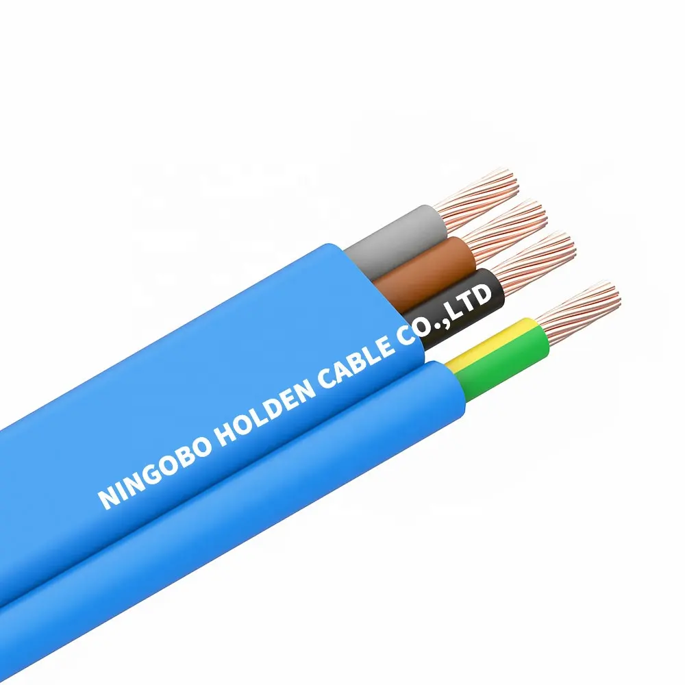 Cable sumergible de 35mm Cable de bomba sumergible trifásica de 2,5mm 3 4 núcleos