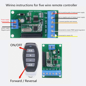 2430/2838/3525/3626/3650/4260 DC motor sin escobillas controlador remoto inalámbrico PWM regulador de velocidad controlador de avance y retroceso - Product Image 2