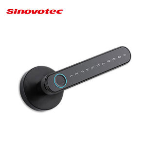 Sinovo Tuya APP Palanca DE SEGURIDAD Código de reconocimiento de huellas dactilares sin llave Teclado Cerradura de manija de puerta con código Scramble para anti-Peep - Product Image 2