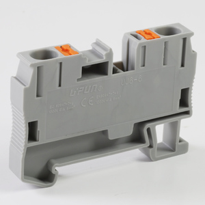 UPUN-fusible de tornillo de carril din modular, bloque de terminales de 6mm, UJ6-6, puente de empuje - Product Image 6