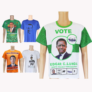 เสื้อยืดโพลีเอสเตอร์พิมพ์ลายสำหรับใช้ทางการเมืองและเพื่อการศึกษา - Product Image 3