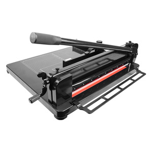 Heavy-<strong>Duty</strong> A4 Manual Paper Trimmer 400 Sheets Capacity 40MM Thick Cutting Ability Black Precision <strong>Cutter</strong> - Product Image 1