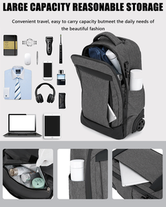 Grande capacità impermeabile Oxford borsa da viaggio antifurto con Logo personalizzato vuoto ufficio compresso Business telaio esterno