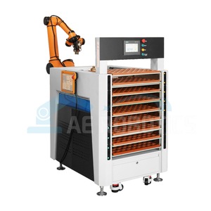 Plug &amp; Play AUBO-i10 Cobot CNC Tending System | Drag-to-<strong>Teach</strong> <strong>Programming</strong>, 1350mm Reach - Product Image 1