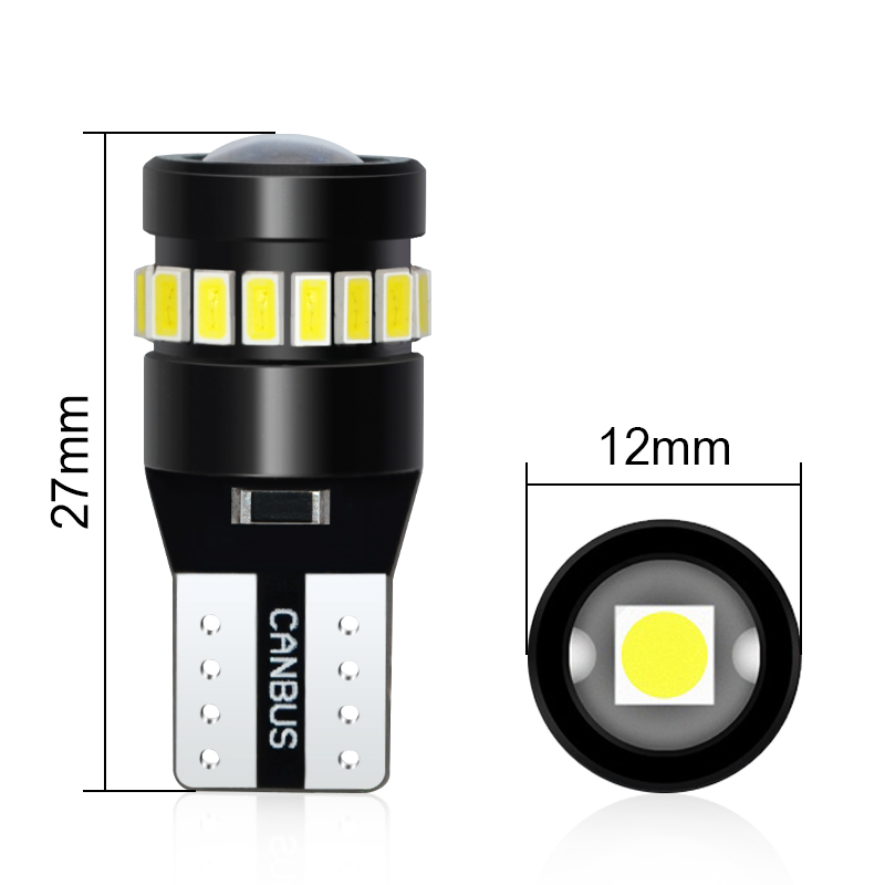 T10 18SMD 3014 +3030 แคนบัส 12V