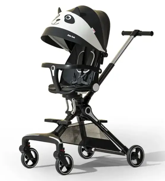 Hochwertige Zwei-Wege-Kinderwagen faltbarer Kinderwagen Luxus/Leichte Stoß dämpfung 3 in 1 Kinderwagen