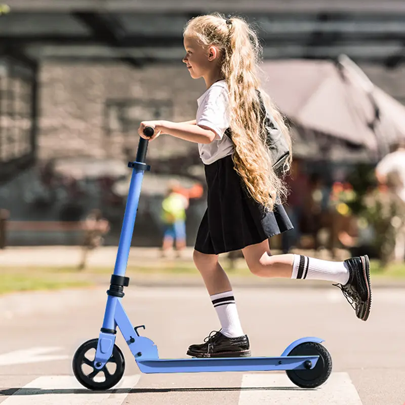子供男の子女の子のための新しいデザインの安全なスマート折りたたみ式2輪キッズ電動スクーター