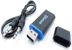 Receptor USB BT5.0 para coche, adaptador de cintura azul, Bluetooth, AUX, USB, salida Dual, Audio, receptor Bluetooth - Product Image 3
