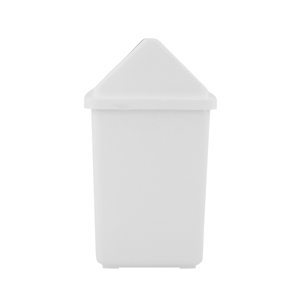 Cubo de basura doméstico de 10l con tapa, cubo de basura rectangular, cubo de basura de plástico - Product Image 3