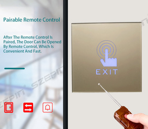 Interruttore di controllo della porta Slim Exit pulsante di controllo a rilascio aperto - Product Image 3