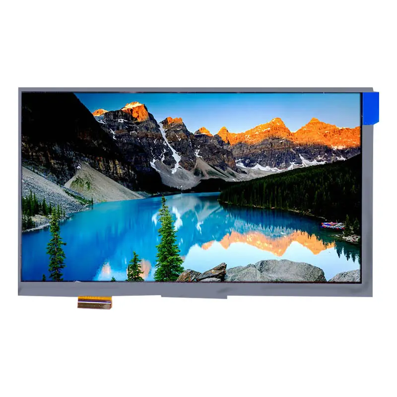 Yüksek parlaklık 7 inç tft ekran 1024x600 IPS tüm görüntüleme yönü TTL/RGB arayüzü özel lcd ekran