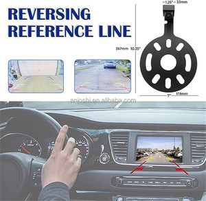 AHD 720Pクラシック2.0バックアップリバースリアビュースペアタイヤマウントカメラforJeep Wrangler 2007-2018 Reversing Parking Camera - Product Image 2