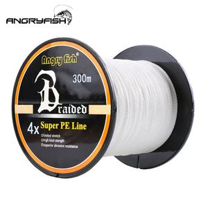 Angryfish 8 Strengen Pe Gevlochten Powerpaard 300M Vislijn Vlecht X8 Fabricage Voor Zeevisserij Aas En Vlieger Voering - Product Image 3